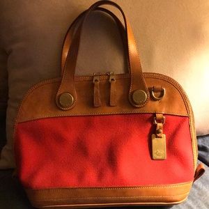 Dooney&Bourke red cabriolet handbag
